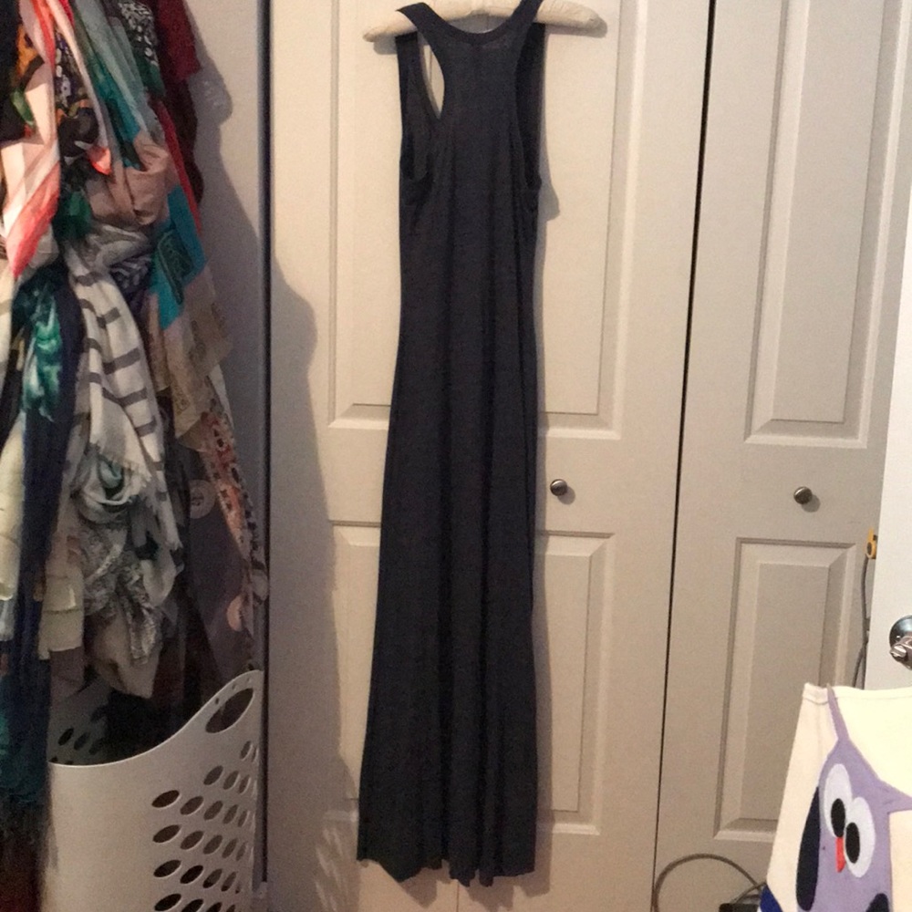 Light and comfy blue-grey maxi dress